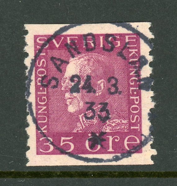 F187 Sandslån 24.3.33, pr-lyxex på tonat papper.