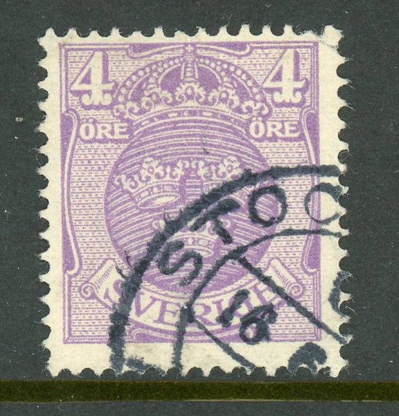 F70vm Vackert ex med OMVÄND Krona, vht.