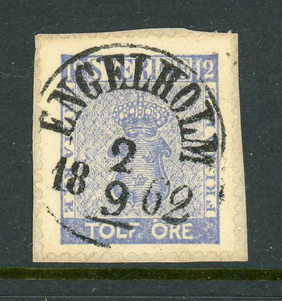 F9h Engelholm 2.9.62, lyx-stämplat klipp.