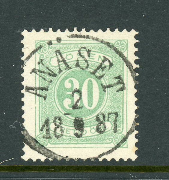 FLösen 18 Ånäset 2.9.87, lyx-stämplat ex.