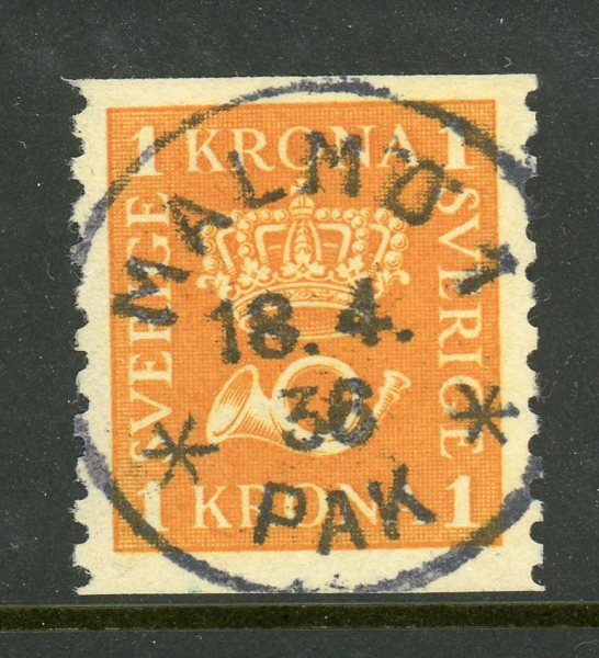 F168 Malmö1 18.4.36, pr-lyx på vitt papper.