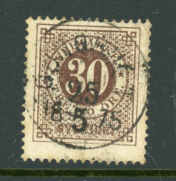 F25 Gunghult 25.5.75, vackert ex av svår ort.