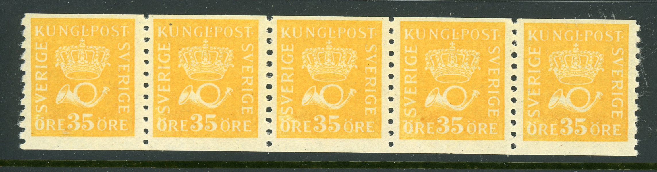 F157 xx fem-strip, ett ex med kt.