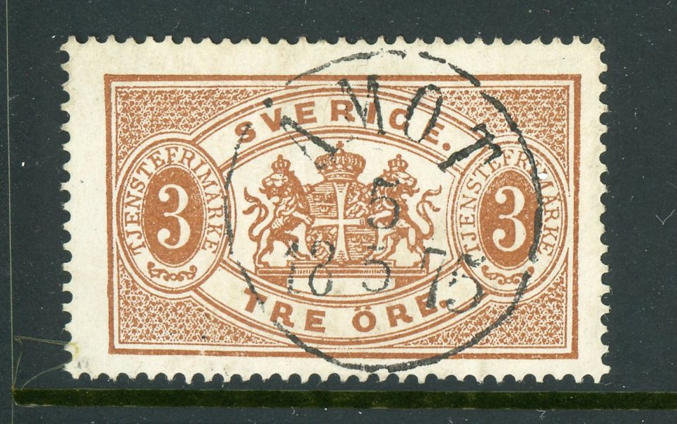 Tjänste 1 Åmot 5.5.75, lyx-stämplat ex.