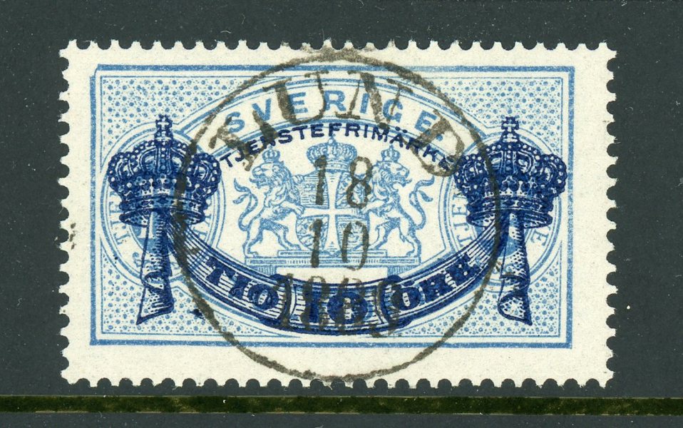 Tjänste 25 Lund 18.10.89, superbt ex.