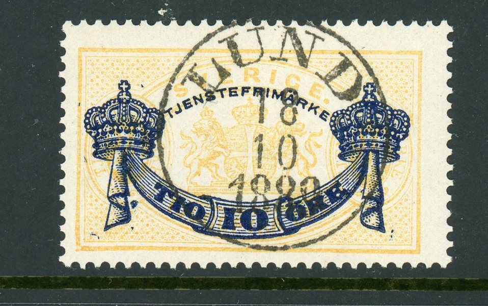 Tjänste 26 Lund 18.10.89, superbt ex.