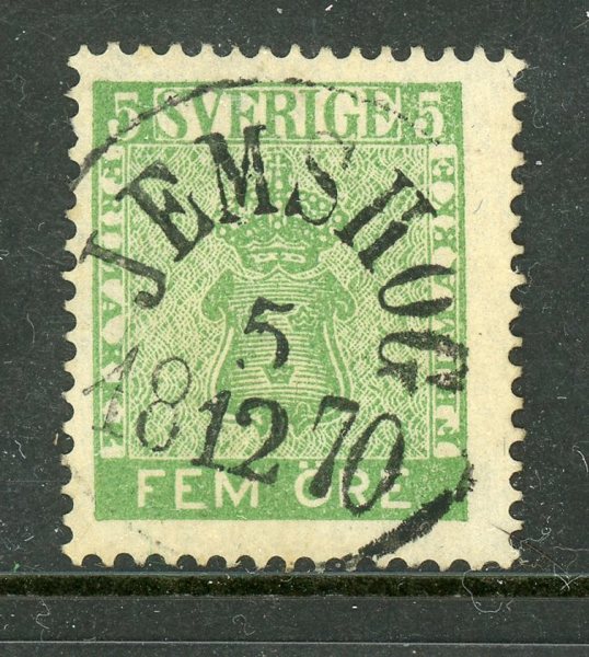 F7 Jemshög 5.12.70, praktstämpel, bra ort.