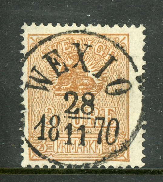 F14B Wexiö 28.11.70, lyx-stämpel.