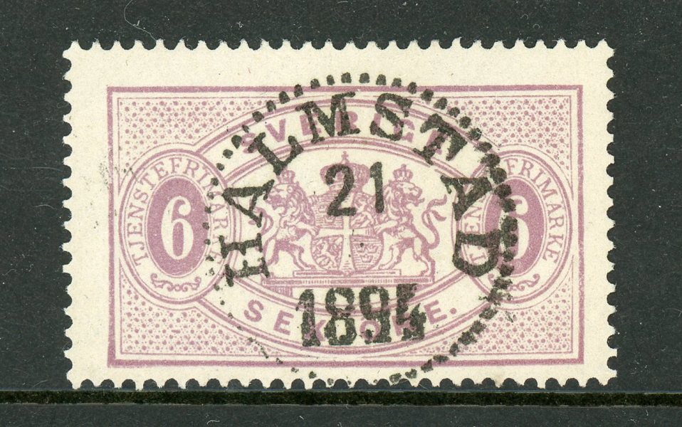 Tjänste 15 Halmstad 21.x.94, lyx där månads-siffran saknas i stansen.