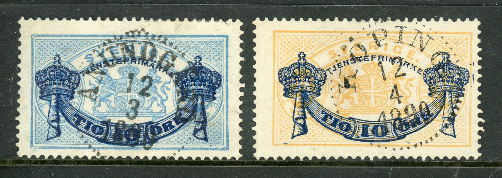 Tjänste 25-25 i lyx-stämplade ex.