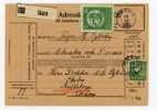 F208, 144A Paket-adresskort, Skara 19.12.24