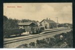 VYKORT: Eket Järnvägs-station med dito stämpel 1911