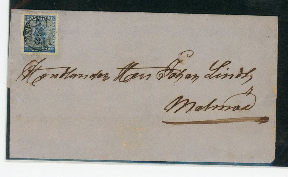 F9 Skanör 9.8.67, AB-prakt-brev med BÅG-STÄMPEL.