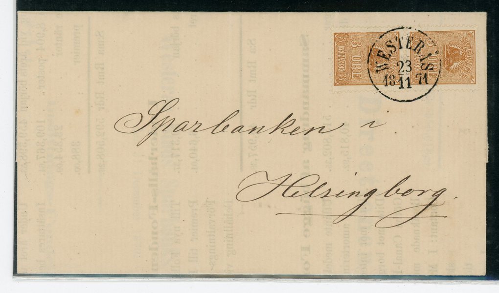 F14B i par på trycksak i lyx-kvalité, Helsingborg 23.11.71.