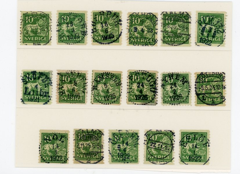 F144: 17ex med mest lyx-stämplar.