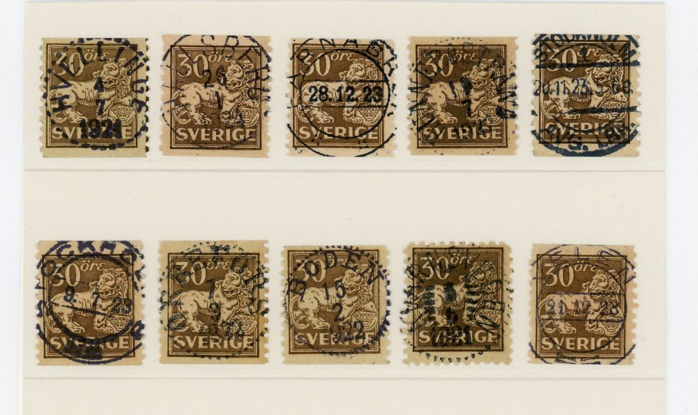 F148: 10ex med mest lyx-stämplar.