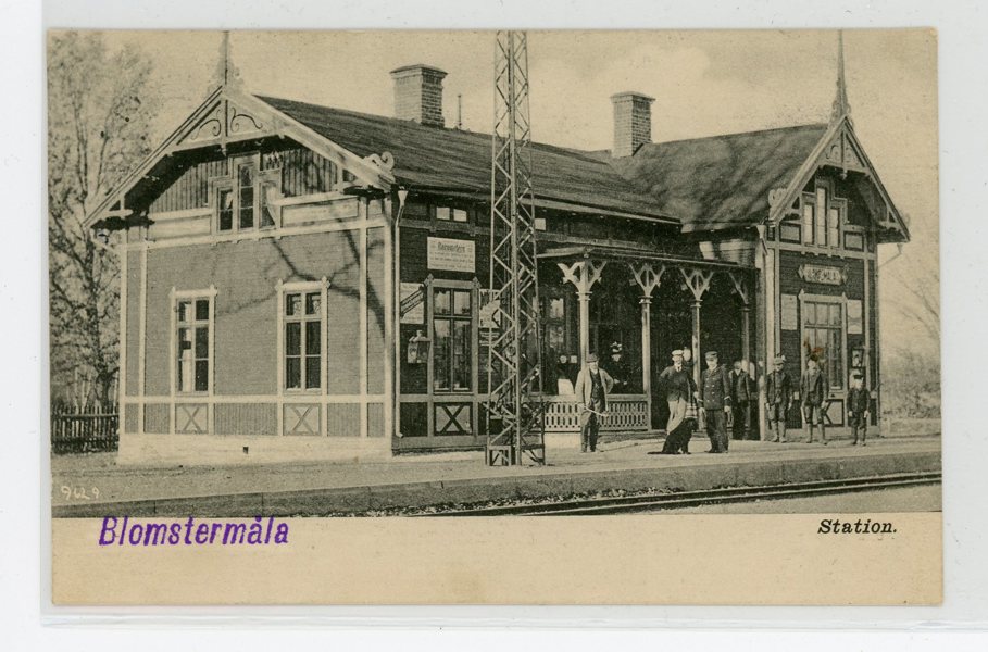 VYKORT Blomstermåla m personal, ofrank.