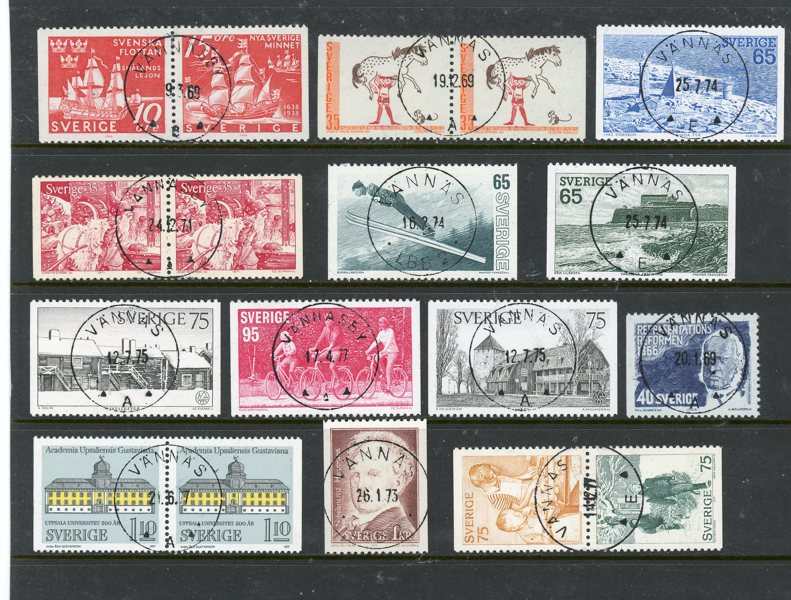 F588SX mfl, 13ex med lyx-stämplar Vännäs.