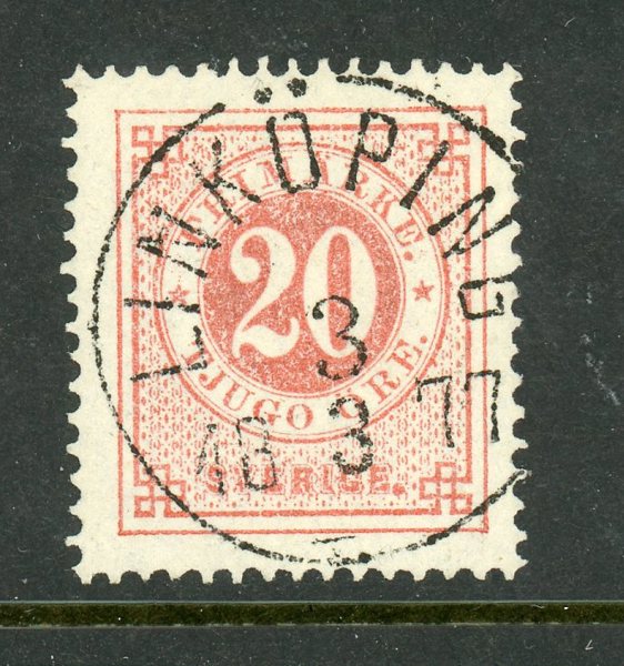 F22g Linköping 3.3.77, lyxstämplat ex sign Mats Nilsson