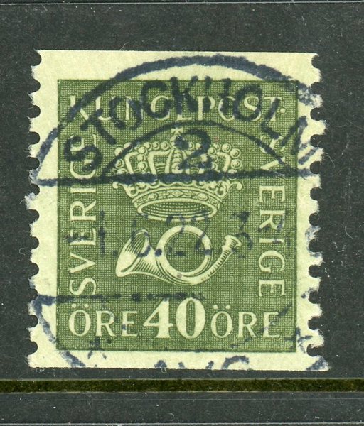 F158 Stockholm 1.6.22, lyx-stämplat ex.