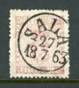 F12 Sala 27.7.63 Sala 27.7.63, praktstämplat ex med ovanligt tunt tryck.