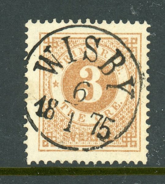 F17g Wisby 6.1.75, lyx-stämplat ex.