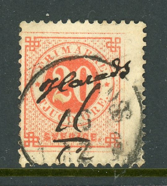 F46 Harads Bläck-makulering, ovanligt.