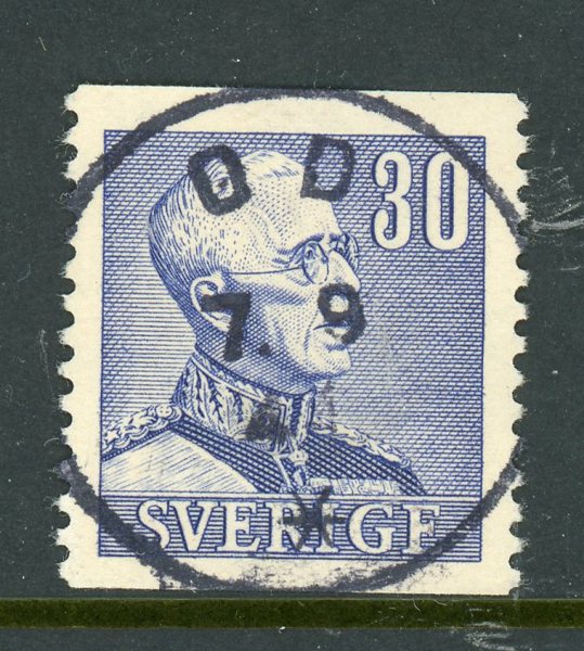 F279 Od 7.9.4x, årtals-siffran saknas i stansen.