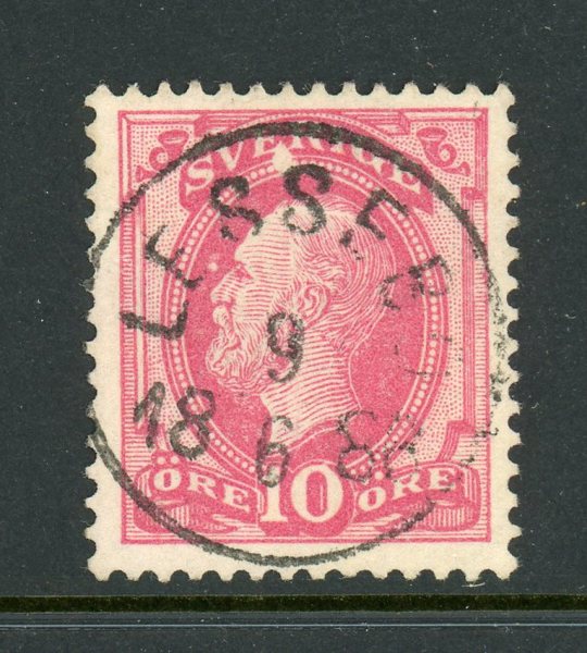 F39v10 "Glorian/Droppen" i lyxstämplat ex, Lessebo 9.6.88.