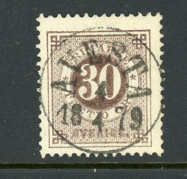 F30a Avesta 4.4.79, perfekt stämpel.