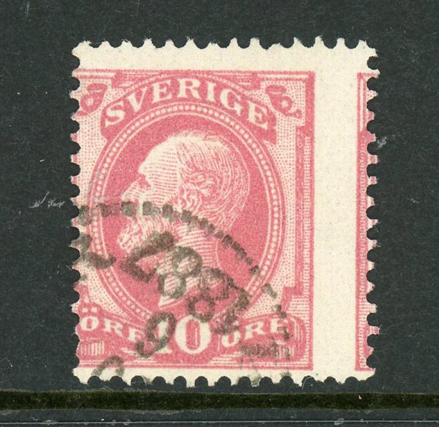 F45v6 Fel-perforerat ex stämplat 1887