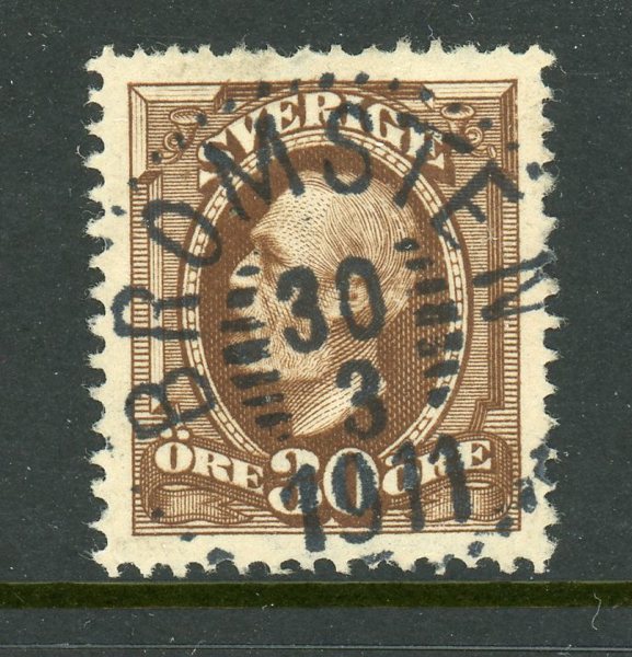 F58 Bromsten 30.3.11, lyx-stämpel.