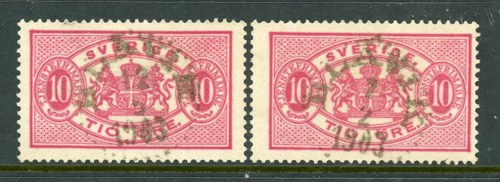 Tj16B Blåvik 7.2 och 12.4.03, två lyx-stämplar.