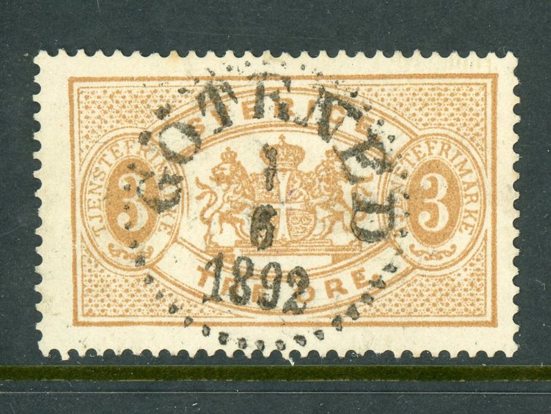 Tjänste 12 Götened 1.6.92, superbt ex.