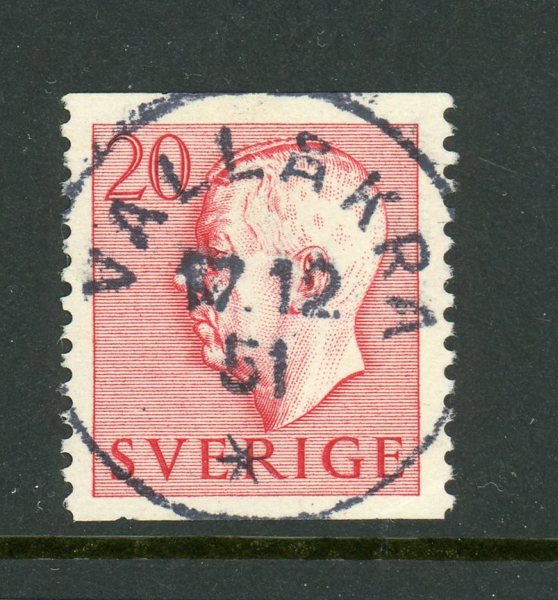 F402 Vallåkra 17.12.51, superlyx. Mycket ovanligt!