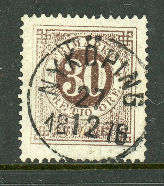 F25f Nyköping 27.12.76, pr-lyx sign O.P.