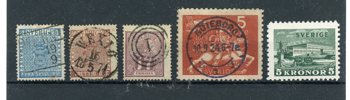o/x samling 1855-1950tal i blandad kvalité