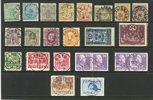 Samling 1855-1954 i SAFE-album, bla alla skillingar.