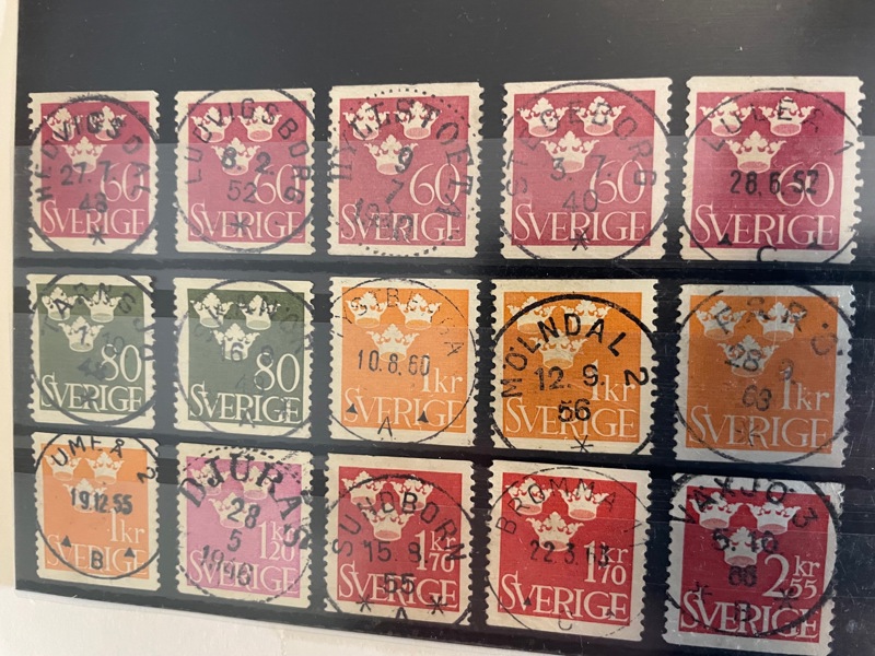 Tre Kronor: ca 120ex i album, många pr-lyx.