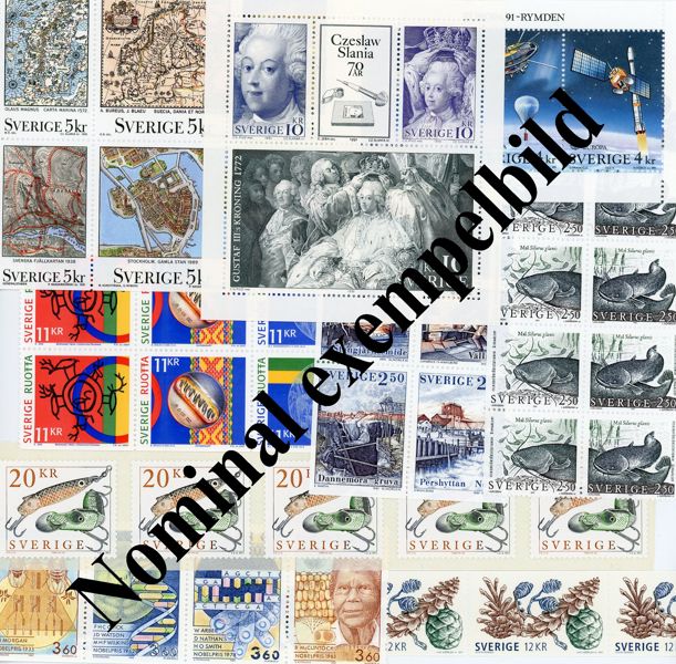 xx samling Block, Block 1-55 komplett.