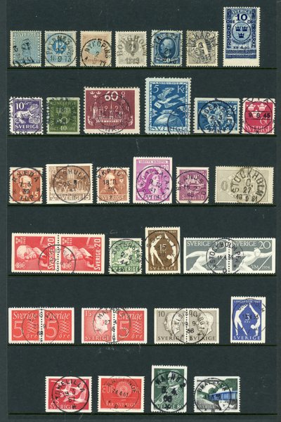 Samling 1855-1972 i FH-album.