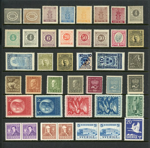 xx/x fin samling Vapen - 1979 i Leuchturm-album.