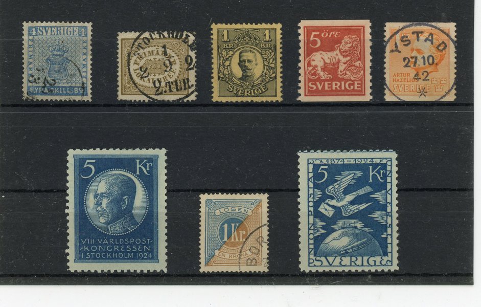 xx/x/o samling 1855-2015 i tre Leuchturm-album med fickor.