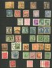 KINA,TAIWAN och JAPAN: visir-pärm med material på ca 50 visir-blad.