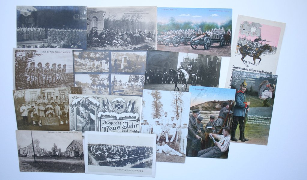 VYKORT REICH: 180st mest Wehrmacht WW I.