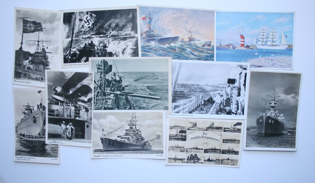 VYKORT REICH: ca 65st Kriegsmarine WW II.