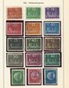 Samling 1855-1970 i Facit-album.