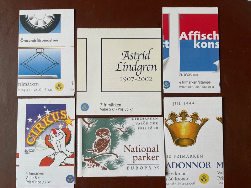 xx Häften med VARIANTER: sällsynt samling med 37ex.