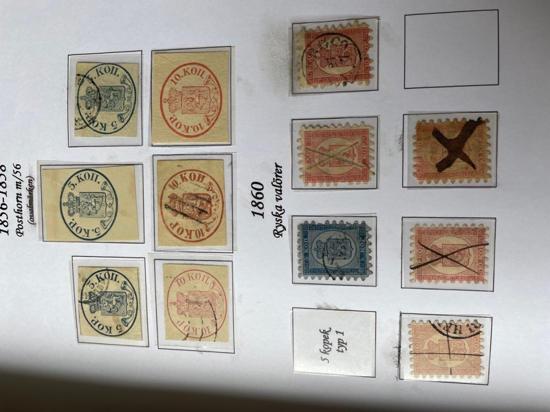 FINLAND: omfattande samling till 1943 i pärm.