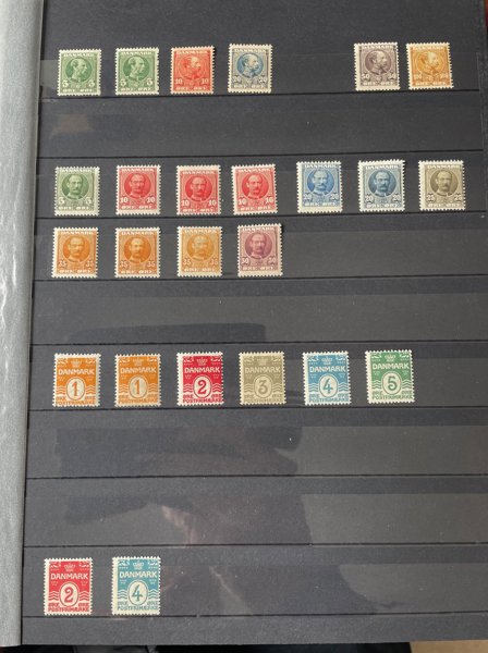 DANMARK: xx samling 1900-1999 i insticks-album.